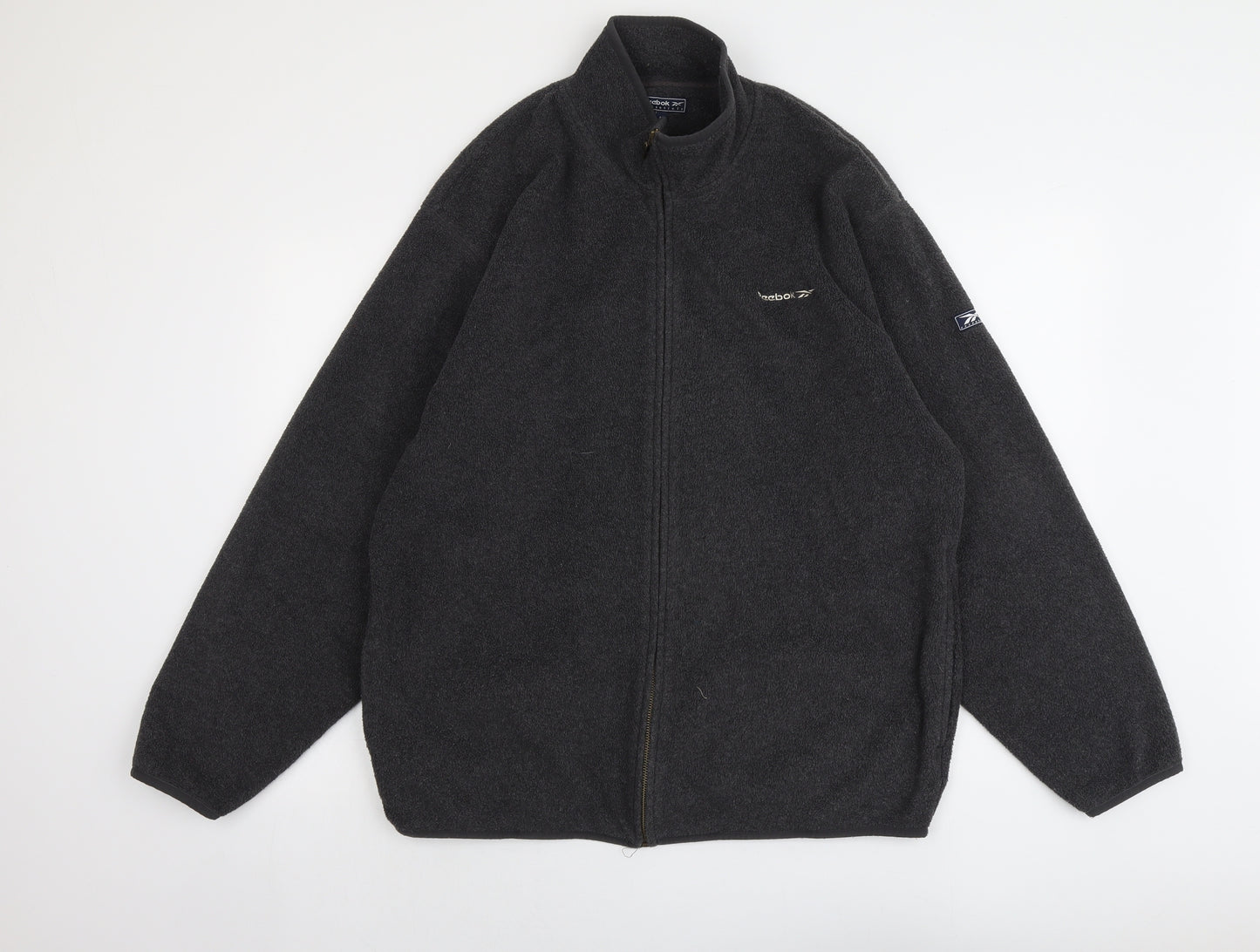 Reebok Mens Grey Jacket Size L Zip