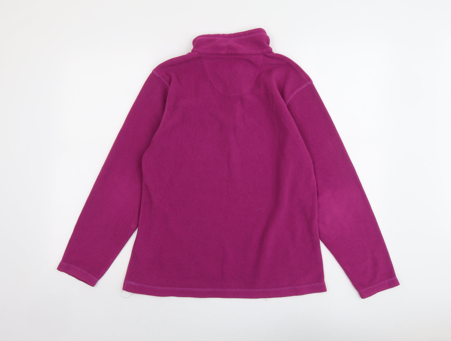 Regatta Womens Purple Polyester Pullover Sweatshirt Size 12 Zip