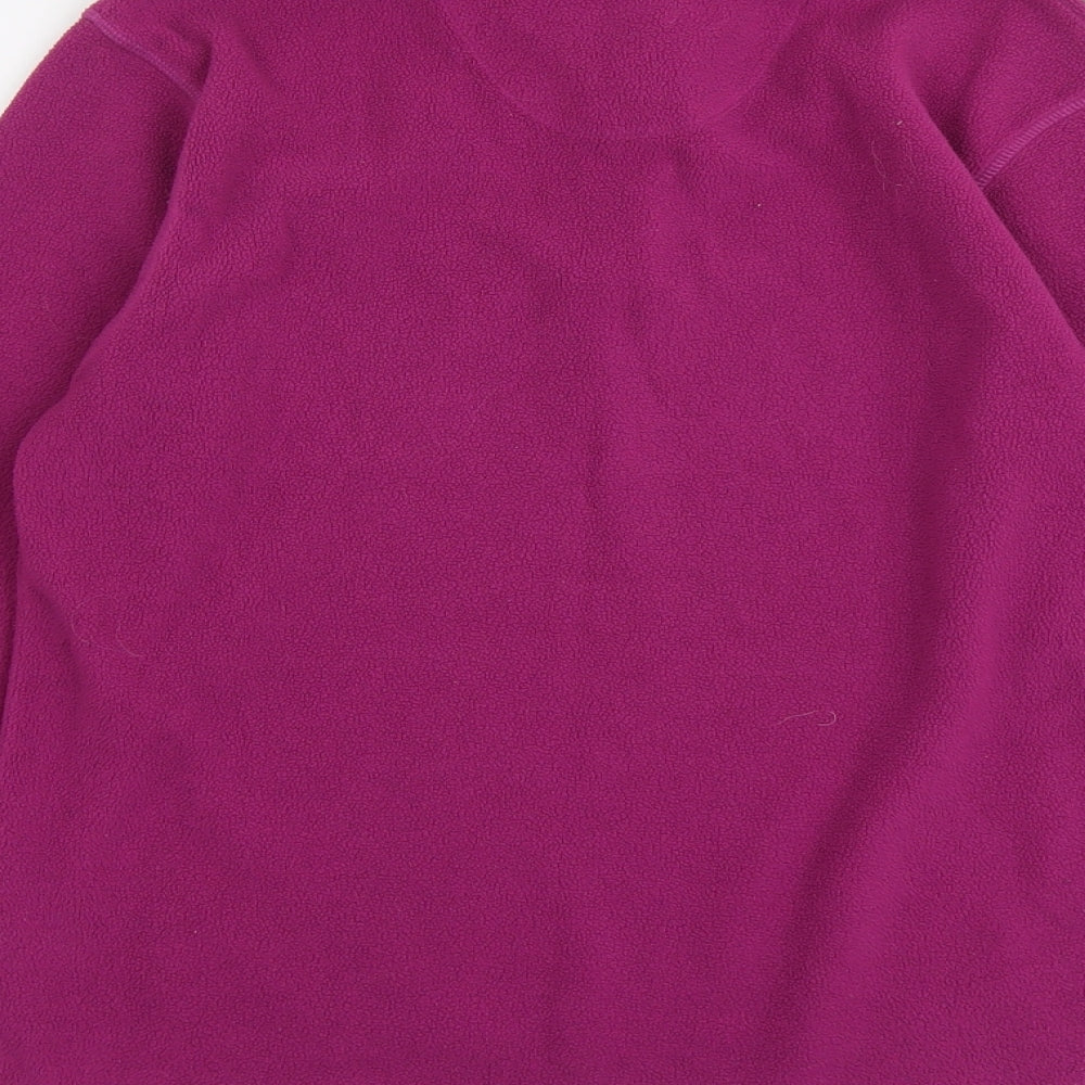 Regatta Womens Purple Polyester Pullover Sweatshirt Size 12 Zip