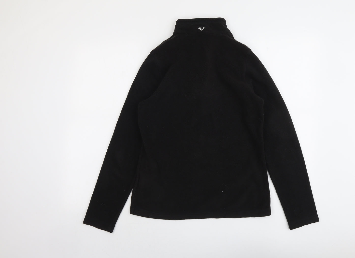Regatta Womens Black Polyester Pullover Sweatshirt Size 10 Zip