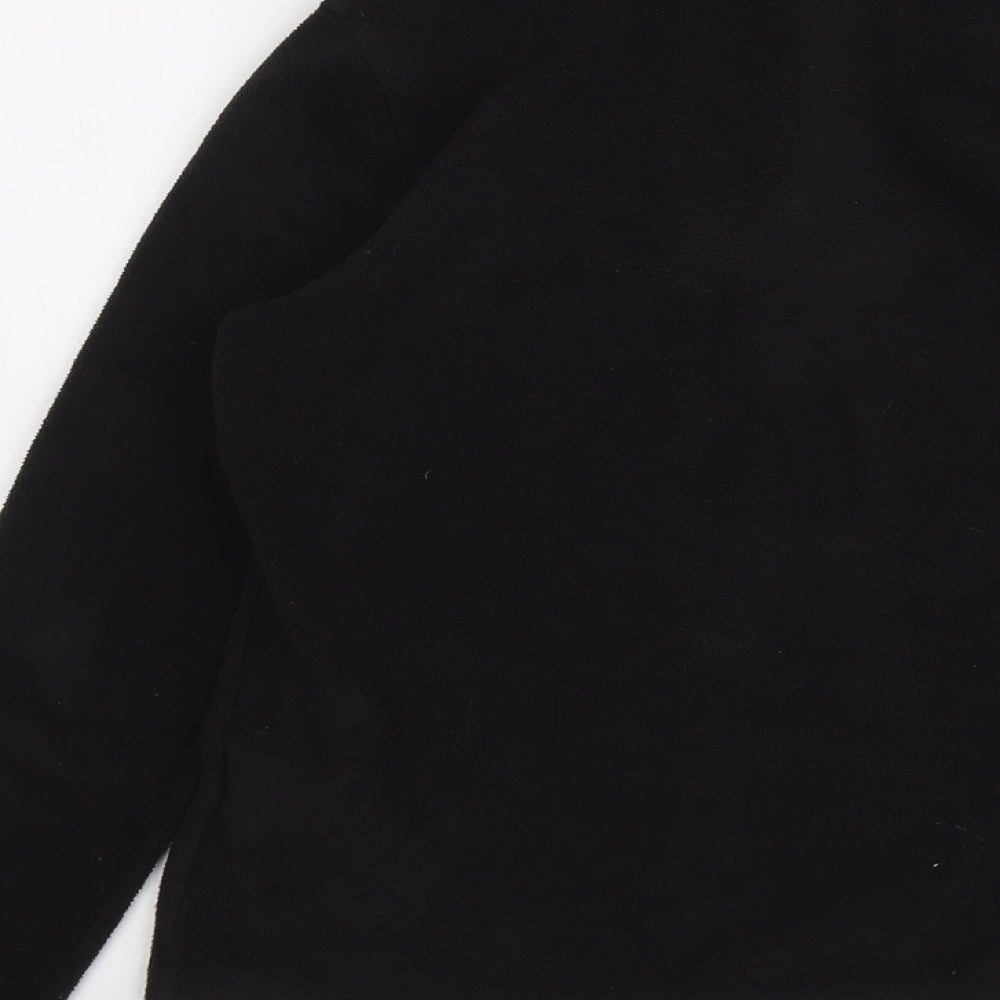 Regatta Womens Black Polyester Pullover Sweatshirt Size 10 Zip