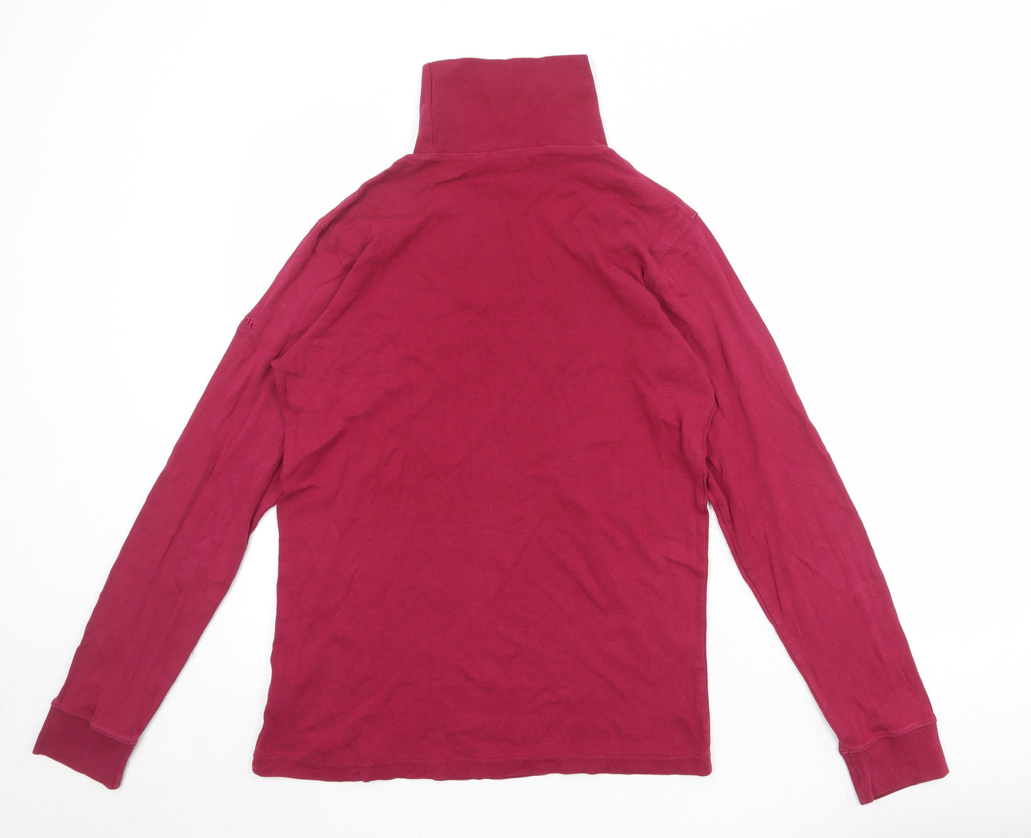 Cotton Traders Womens Pink 100% Cotton Pullover Sweatshirt Size L Pullover