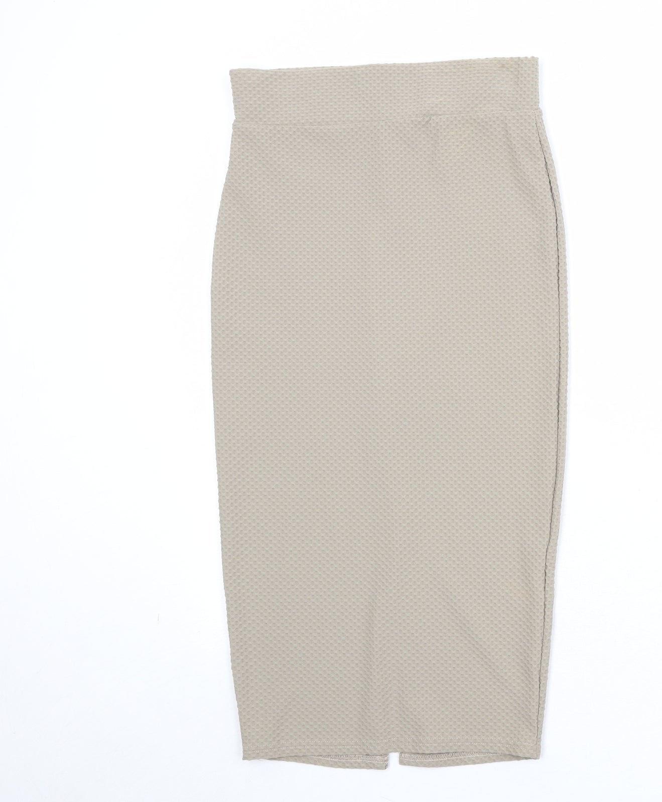 River Island Womens Beige Polyester Straight & Pencil Skirt Size 8