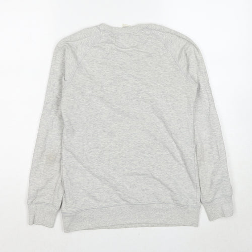 DECATHLON Womens Grey Cotton Pullover Sweatshirt Size XS Pullover