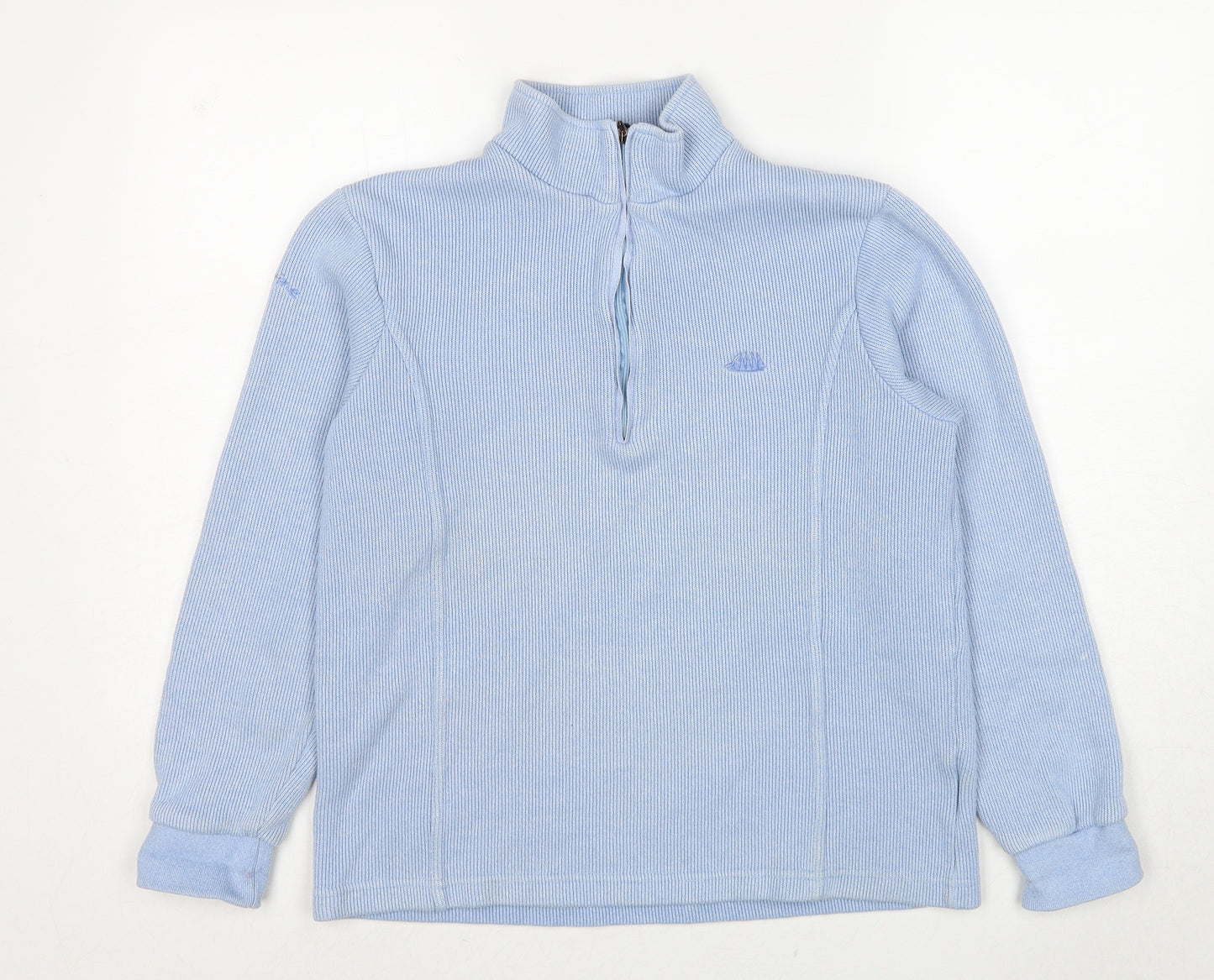 Cap Marine Womens Blue Cotton Pullover Sweatshirt Size M Pullover