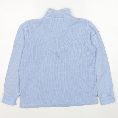Cap Marine Womens Blue Cotton Pullover Sweatshirt Size M Pullover