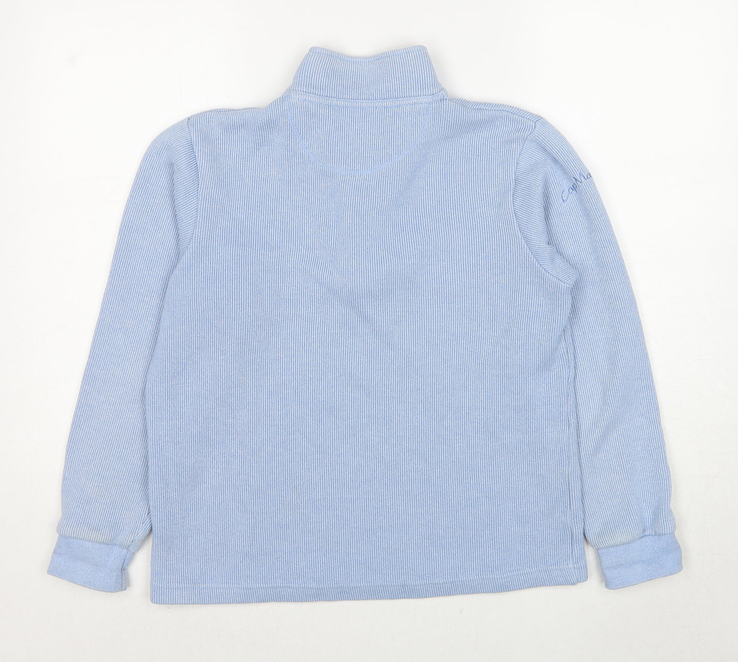 Cap Marine Womens Blue Cotton Pullover Sweatshirt Size M Pullover