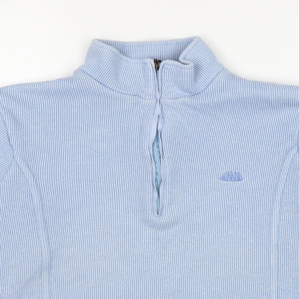 Cap Marine Womens Blue Cotton Pullover Sweatshirt Size M Pullover