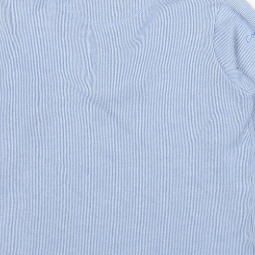 Cap Marine Womens Blue Cotton Pullover Sweatshirt Size M Pullover