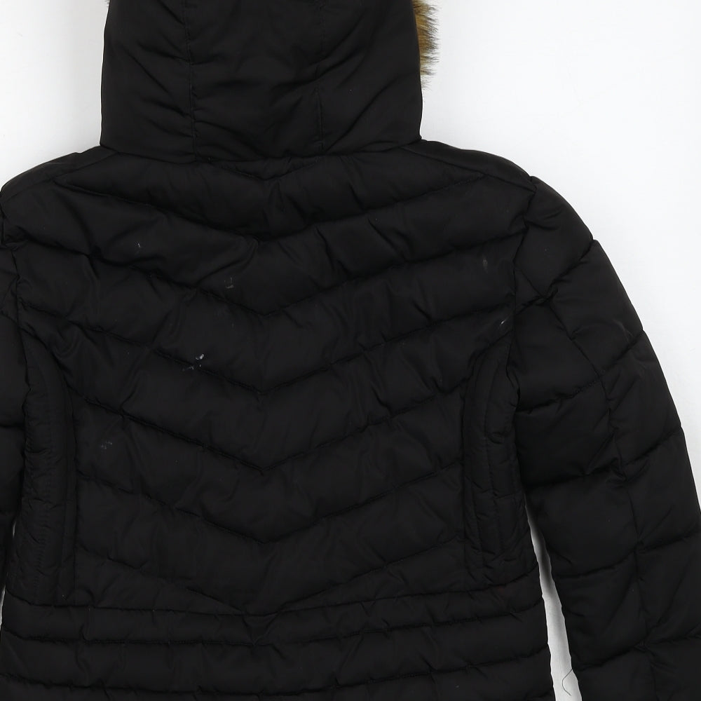 McKenzie Girls Black Puffer Jacket Jacket Size 12-13 Years Zip