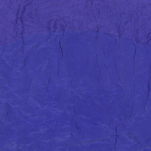 Marks and Spencer Womens Blue Viscose Basic Blouse Size M Round Neck
