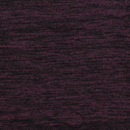Divided by H&M Womens Purple Round Neck Cotton Pullover Jumper Size 12