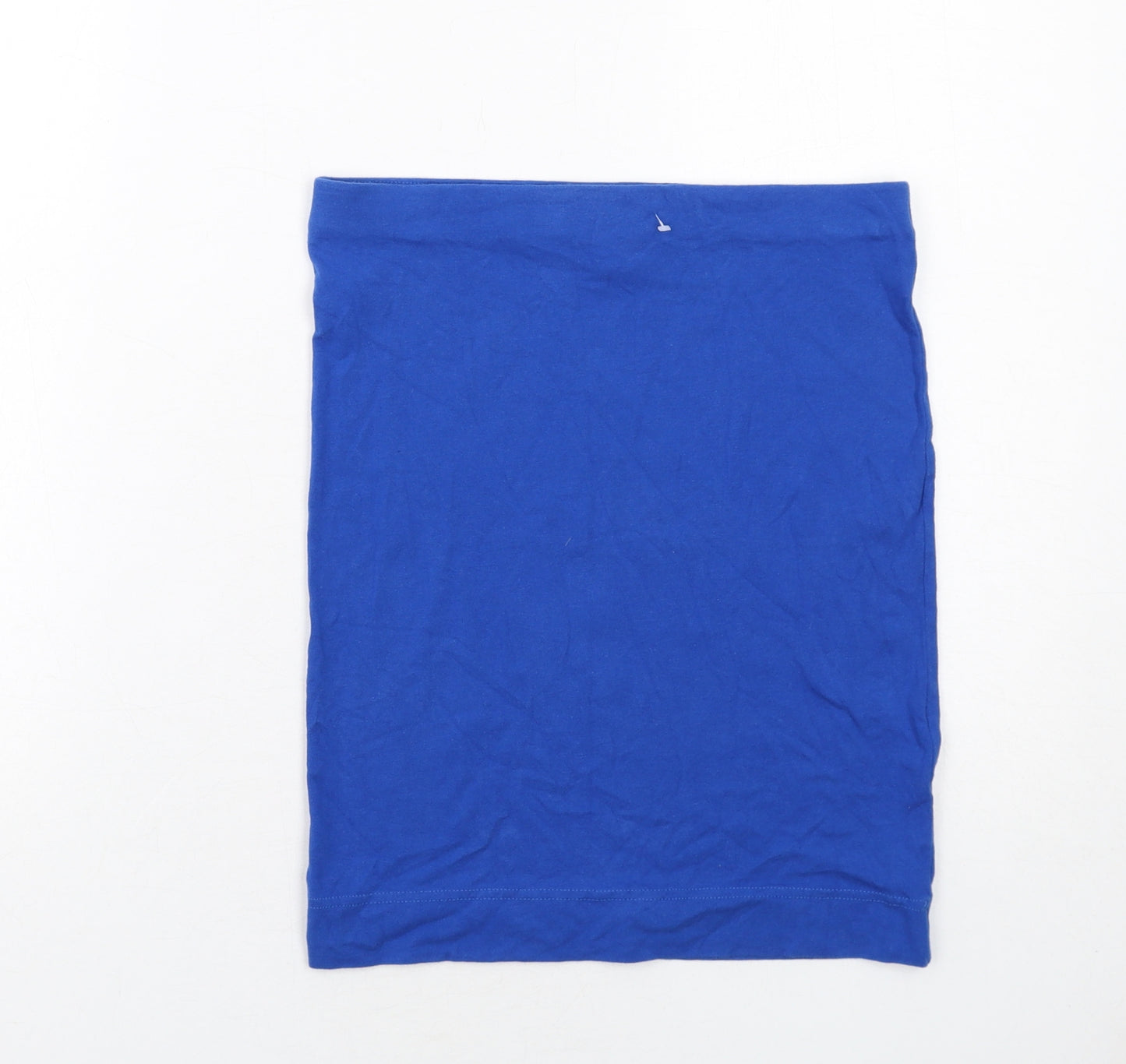 NEXT Womens Blue Cotton Bandage Skirt Size 10