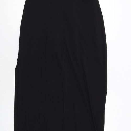 Laundry Womens Black Polyester Sheath Size 10 Square Neck Pullover