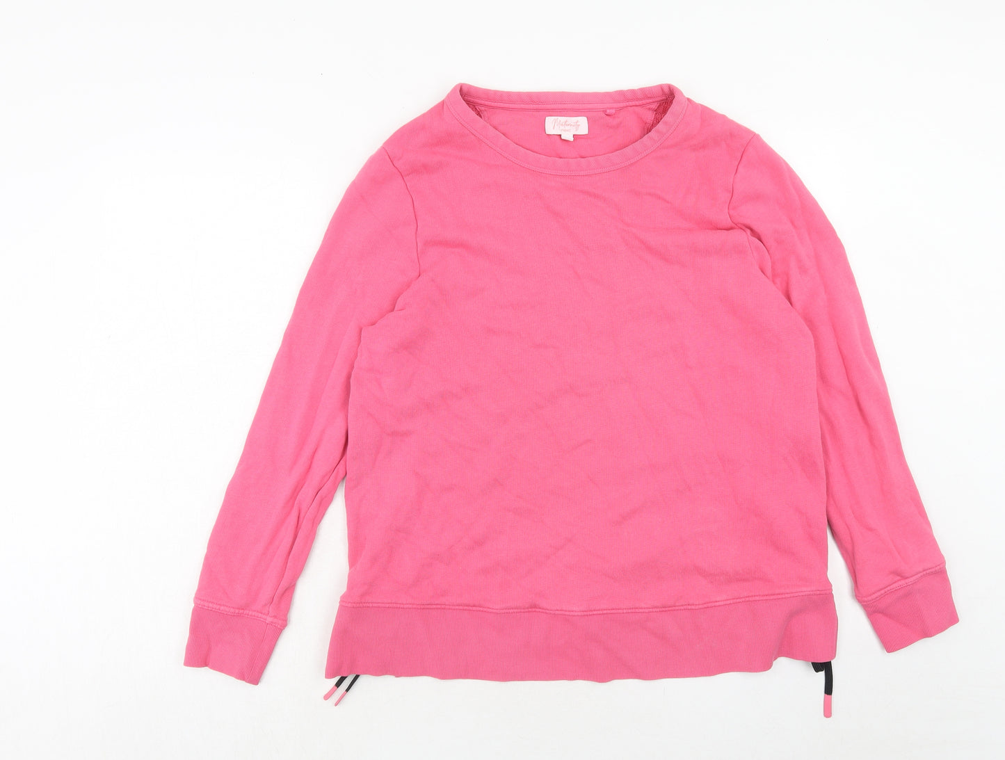 NEXT Womens Pink Cotton Pullover Sweatshirt Size M Pullover