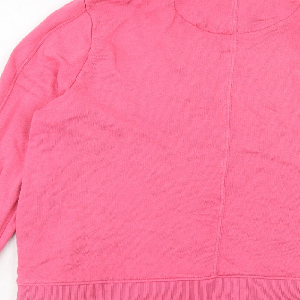 NEXT Womens Pink Cotton Pullover Sweatshirt Size M Pullover