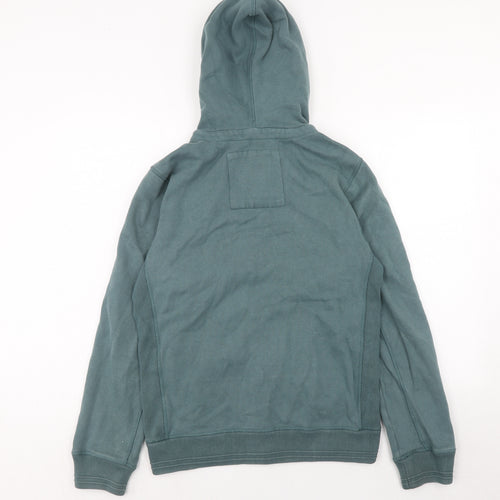 Fat Face Mens Blue Cotton Full Zip Hoodie Size S