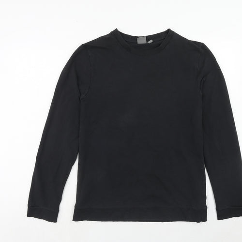 ASOS Womens Black Cotton Pullover Sweatshirt Size M Pullover