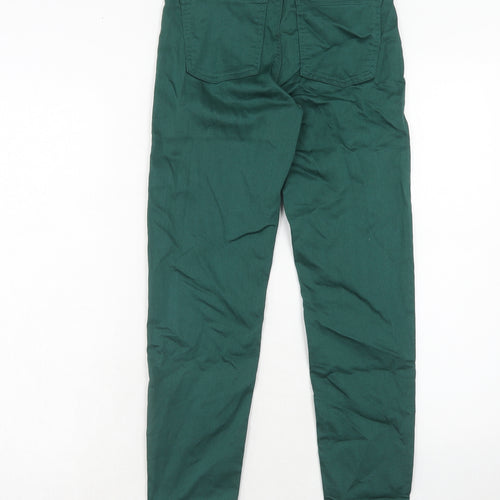 Marks and Spencer Womens Green Cotton Jegging Jeans Size 6 Regular