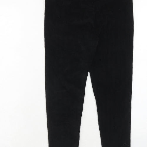 Marks and Spencer Womens Black Polyester Trousers Size 10 Regular