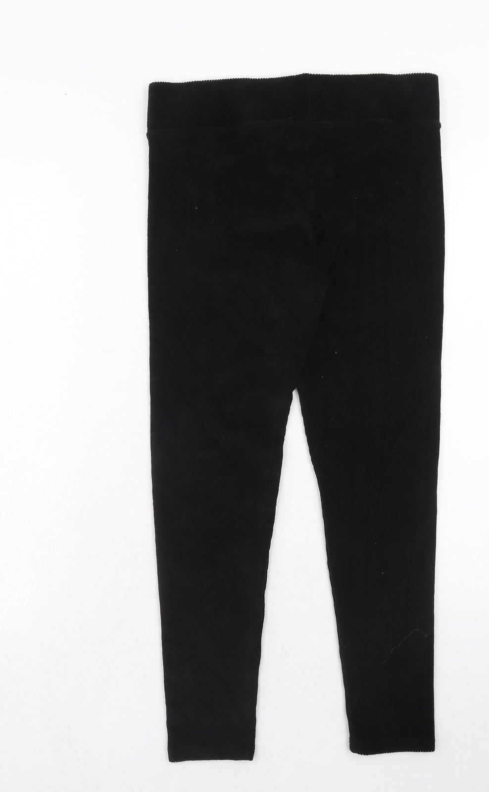 Marks and Spencer Womens Black Polyester Trousers Size 10 Regular