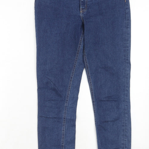 ASOS Womens Blue Cotton Skinny Jeans Size 28 in L32 in Regular Zip