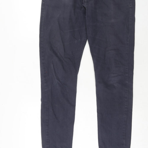 H&M Mens Black Cotton Skinny Jeans Size 31 in Regular Zip