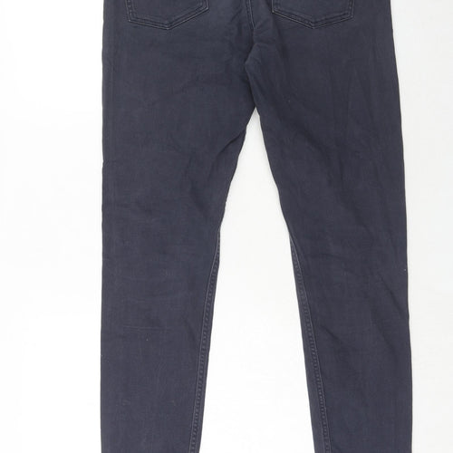 H&M Mens Black Cotton Skinny Jeans Size 31 in Regular Zip