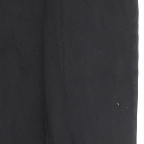 Marks and Spencer Womens Black Cotton Skinny Jeans Size 10 Regular Zip
