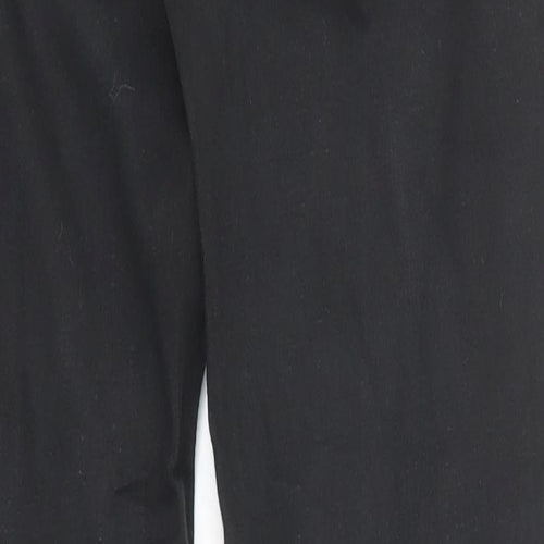 Marks and Spencer Womens Black Cotton Skinny Jeans Size 10 Regular Zip