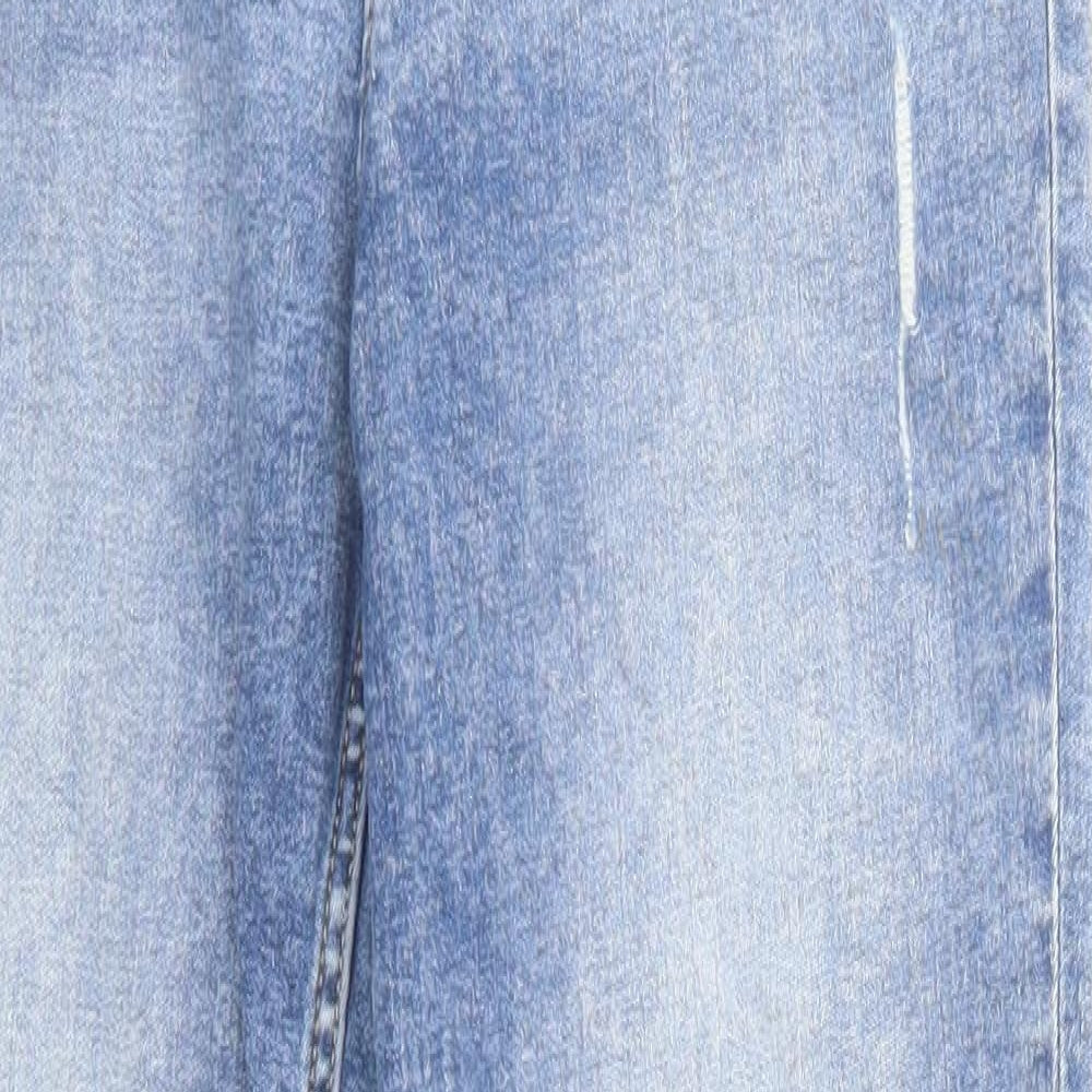 Pimkie Womens Blue Cotton Skinny Jeans Size 12 Regular Zip