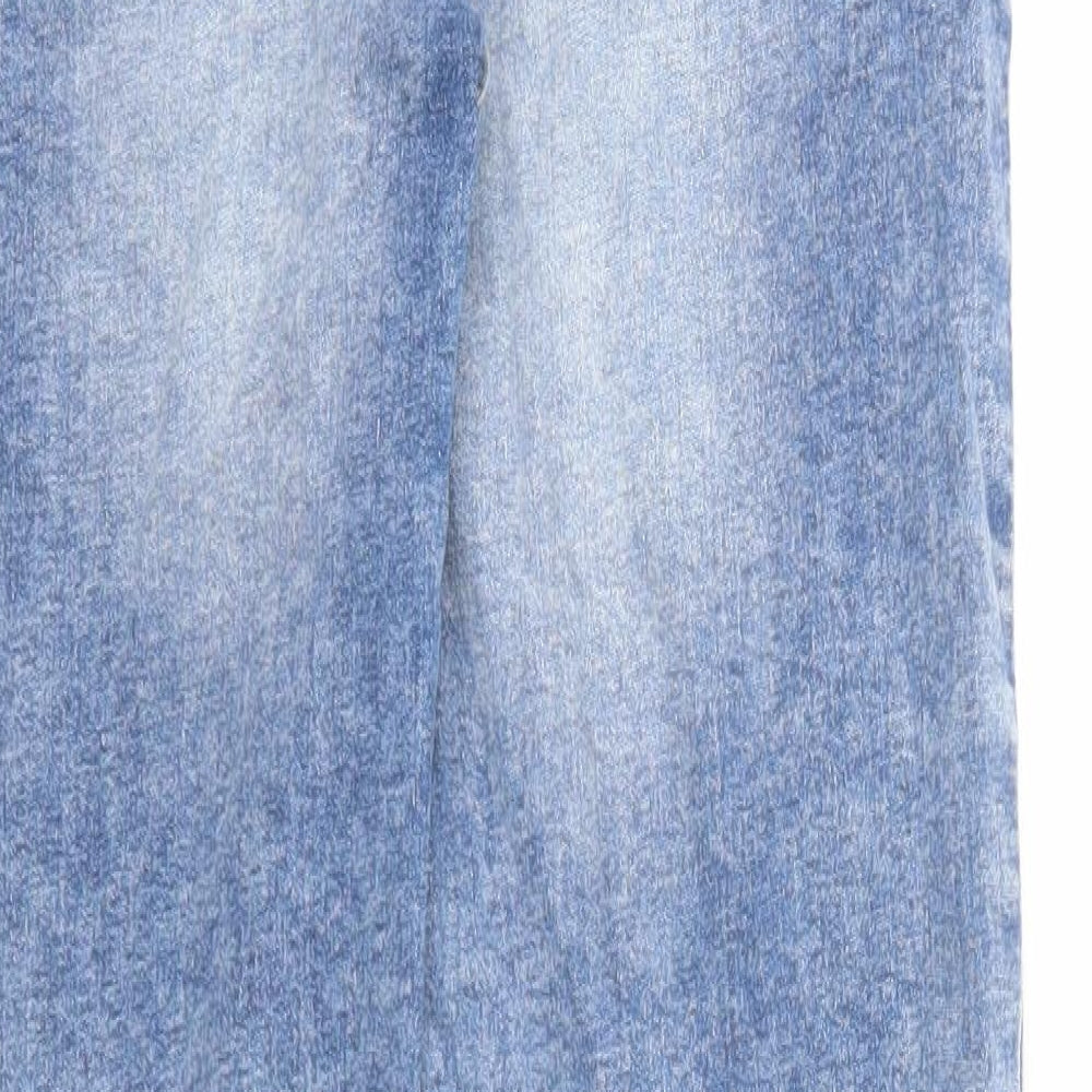 Pimkie Womens Blue Cotton Skinny Jeans Size 12 Regular Zip