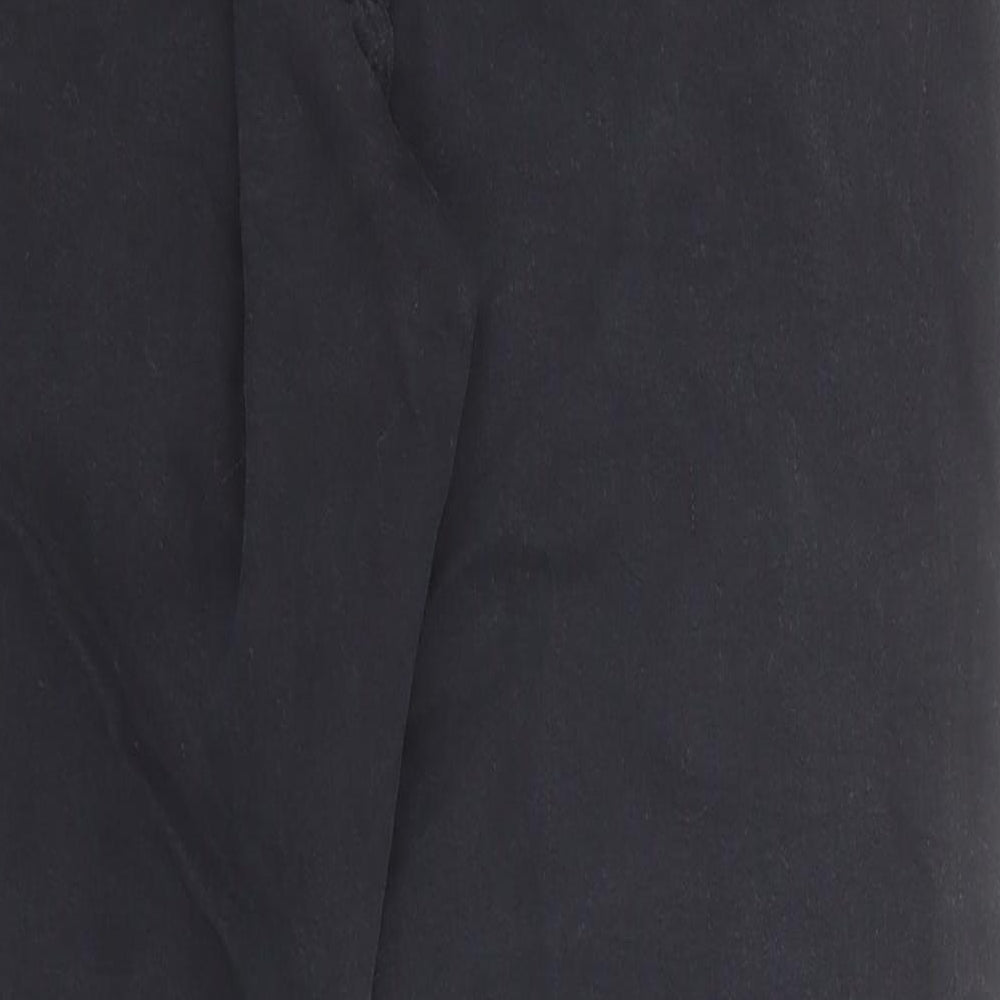 Topshop Womens Black Cotton Skinny Jeans Size 34 in L32 in Regular Zip