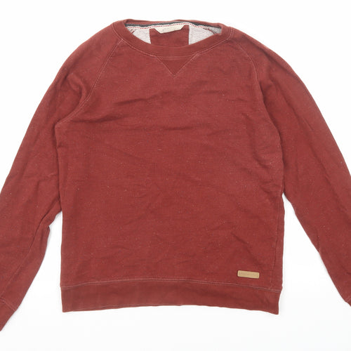Selected Homme Womens Brown Cotton Pullover Sweatshirt Size M Pullover