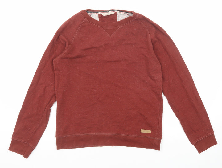 Selected Homme Womens Brown Cotton Pullover Sweatshirt Size M Pullover