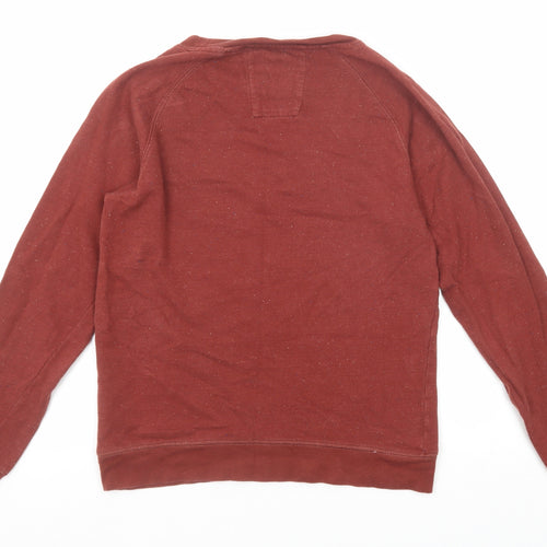Selected Homme Womens Brown Cotton Pullover Sweatshirt Size M Pullover