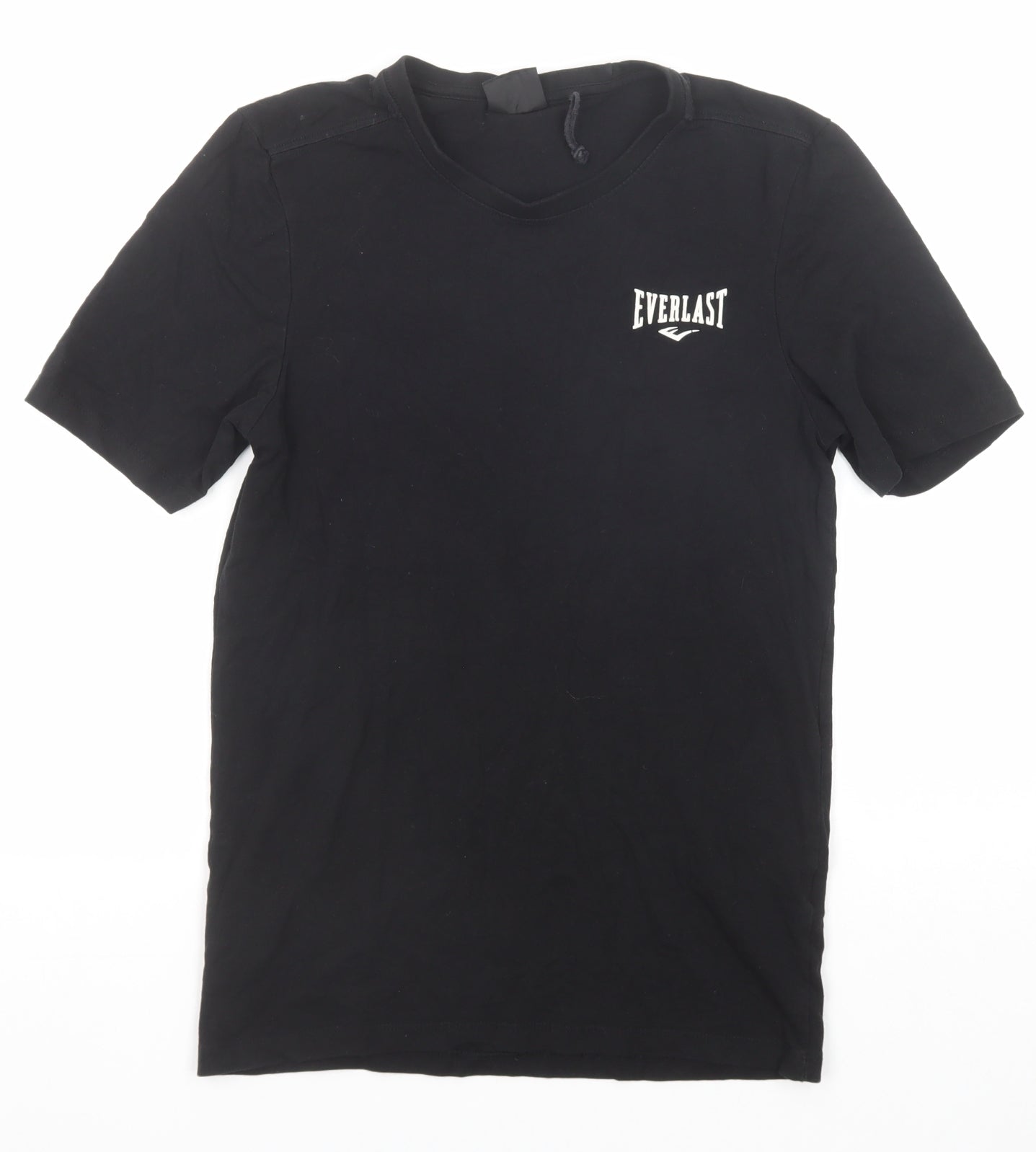 Everlast Mens Black Cotton T-Shirt Size XS Round Neck