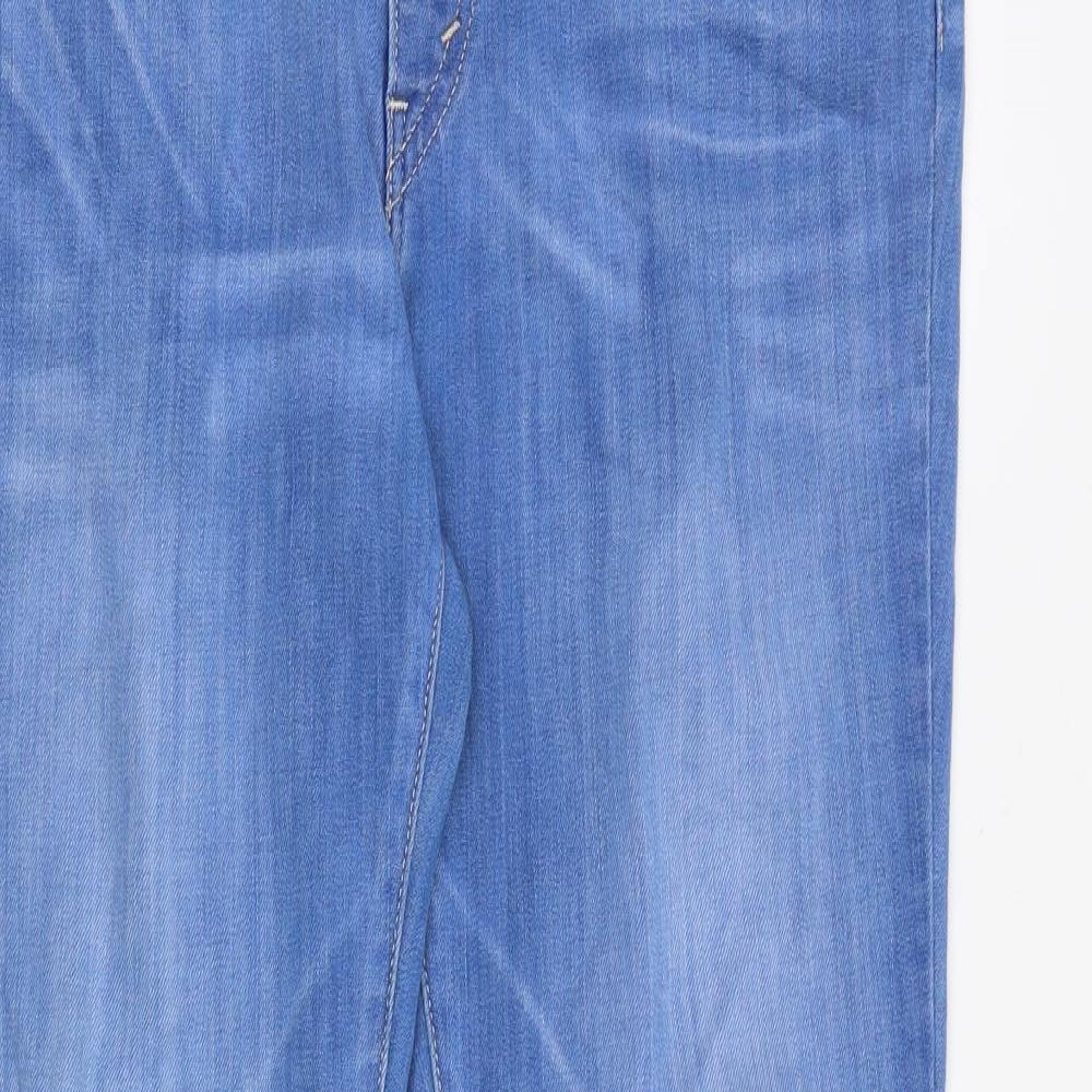 Signature by Levi Strauss & Co. Womens Blue Cotton Jegging Jeans Size 32 in Regular Zip
