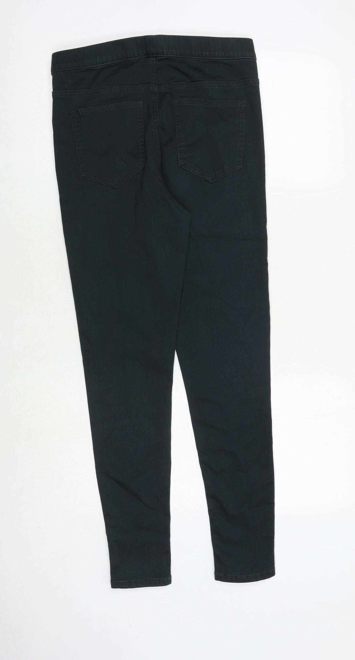 Marks and Spencer Womens Green Cotton Jegging Jeans Size 12 Regular