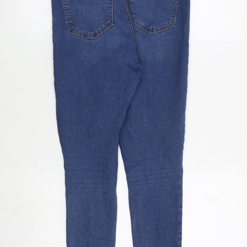 Topshop Womens Blue Cotton Jegging Jeans Size 30 in Regular Zip