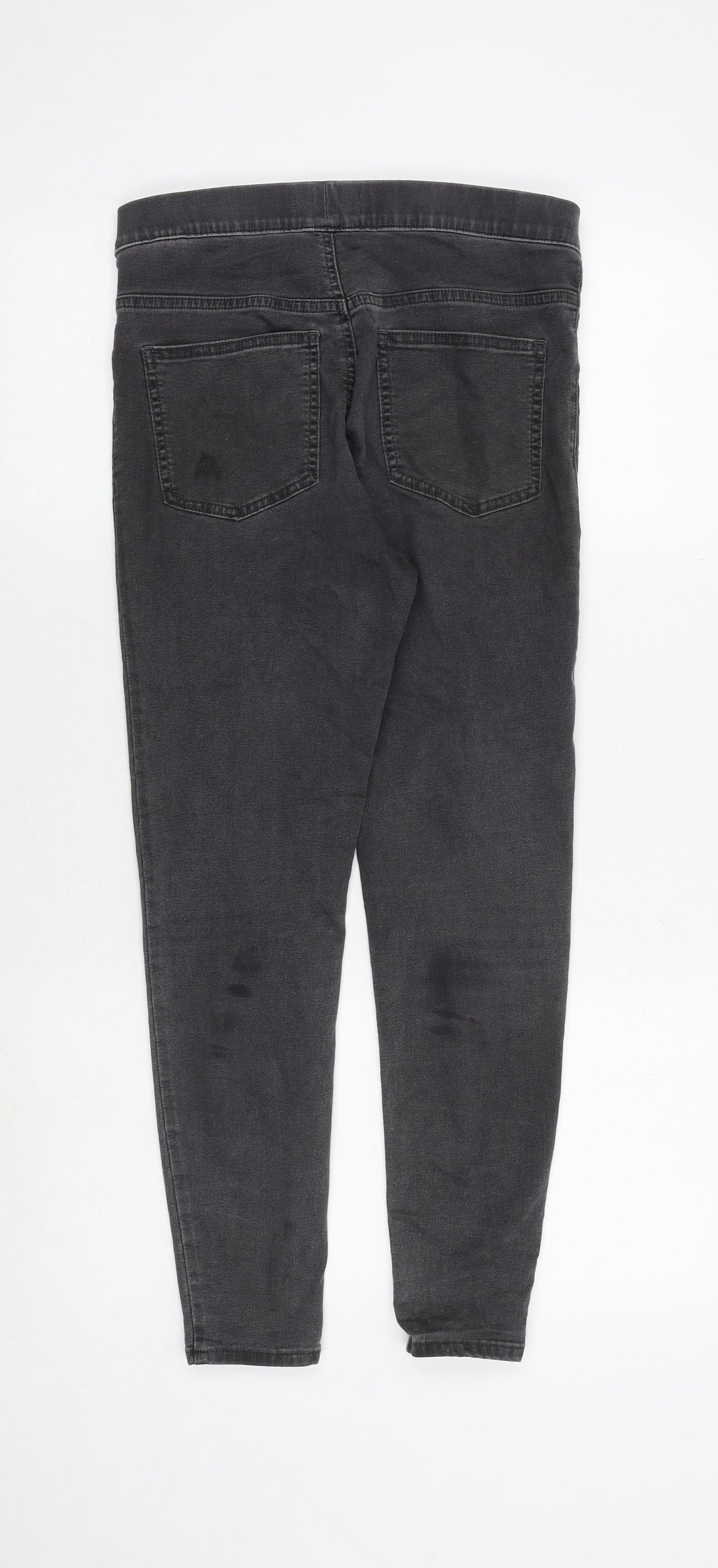 Marks and Spencer Womens Grey Cotton Jegging Jeans Size 10 Regular
