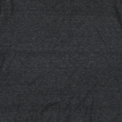 H&M Mens Grey Round Neck Cotton Pullover Jumper Size M Long Sleeve