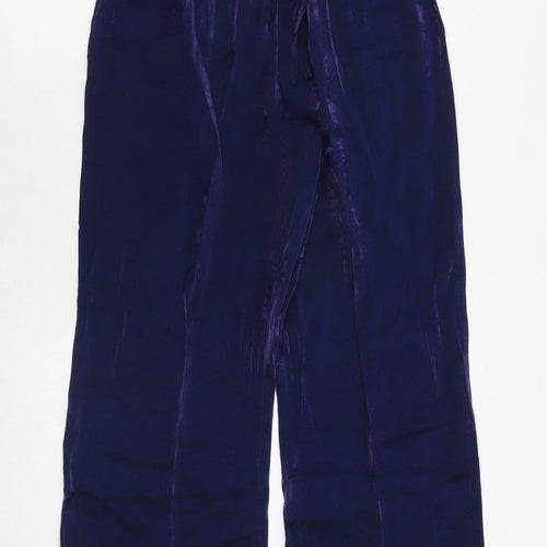 Sophie Teenwear Girls Blue Viscose Jogger Trousers Size 13 Years Regular Tie