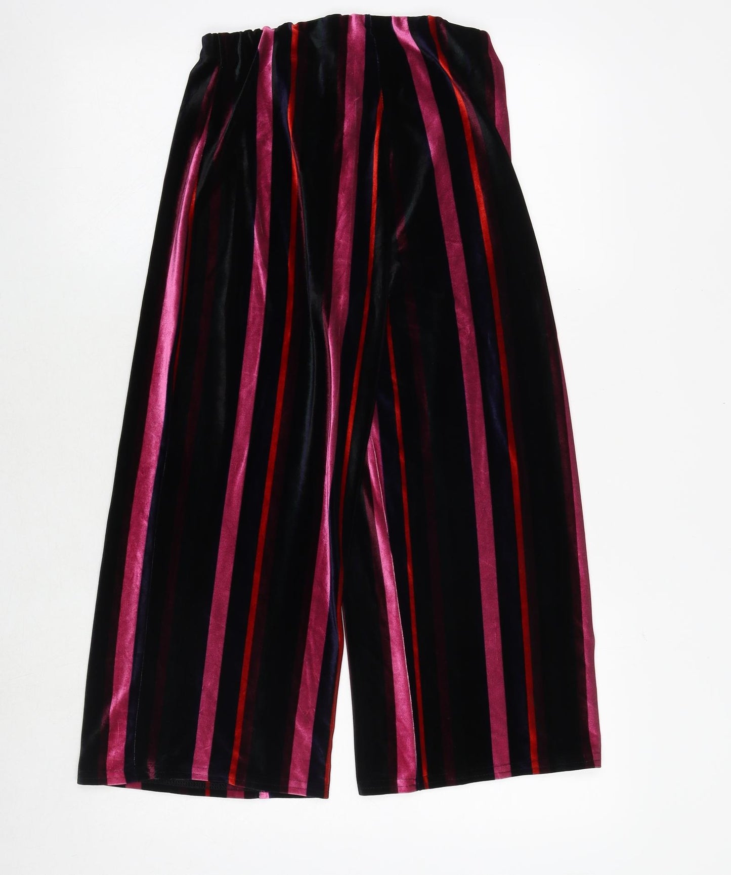 New Look Girls Multicoloured Striped Polyester Jogger Trousers Size 13 Years Regular