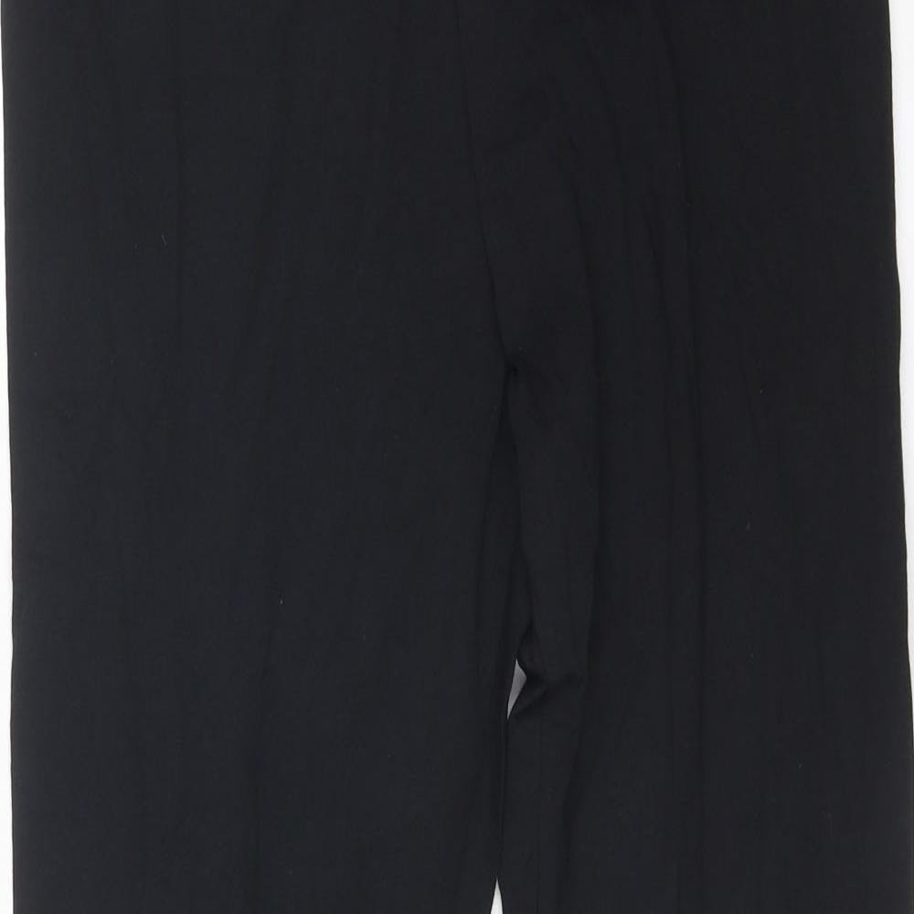 Marks and Spencer Womens Black Cotton Capri Leggings Size 14