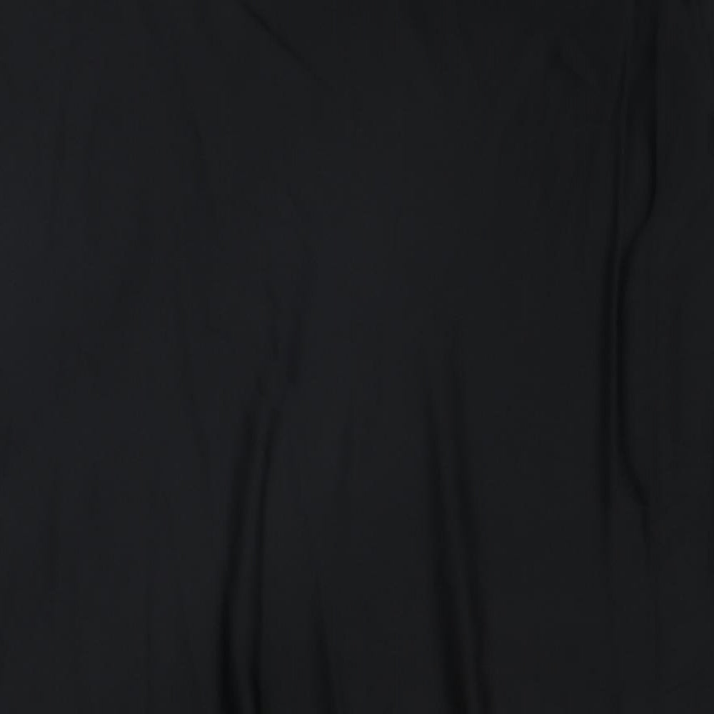 Marks and Spencer Womens Black Polyester Swing Skirt Size 22