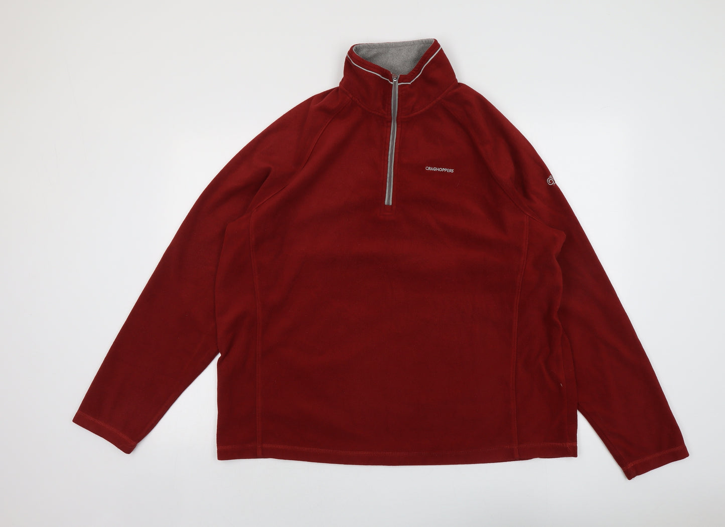 Craghoppers Mens Red Polyester Pullover Sweatshirt Size 2XL