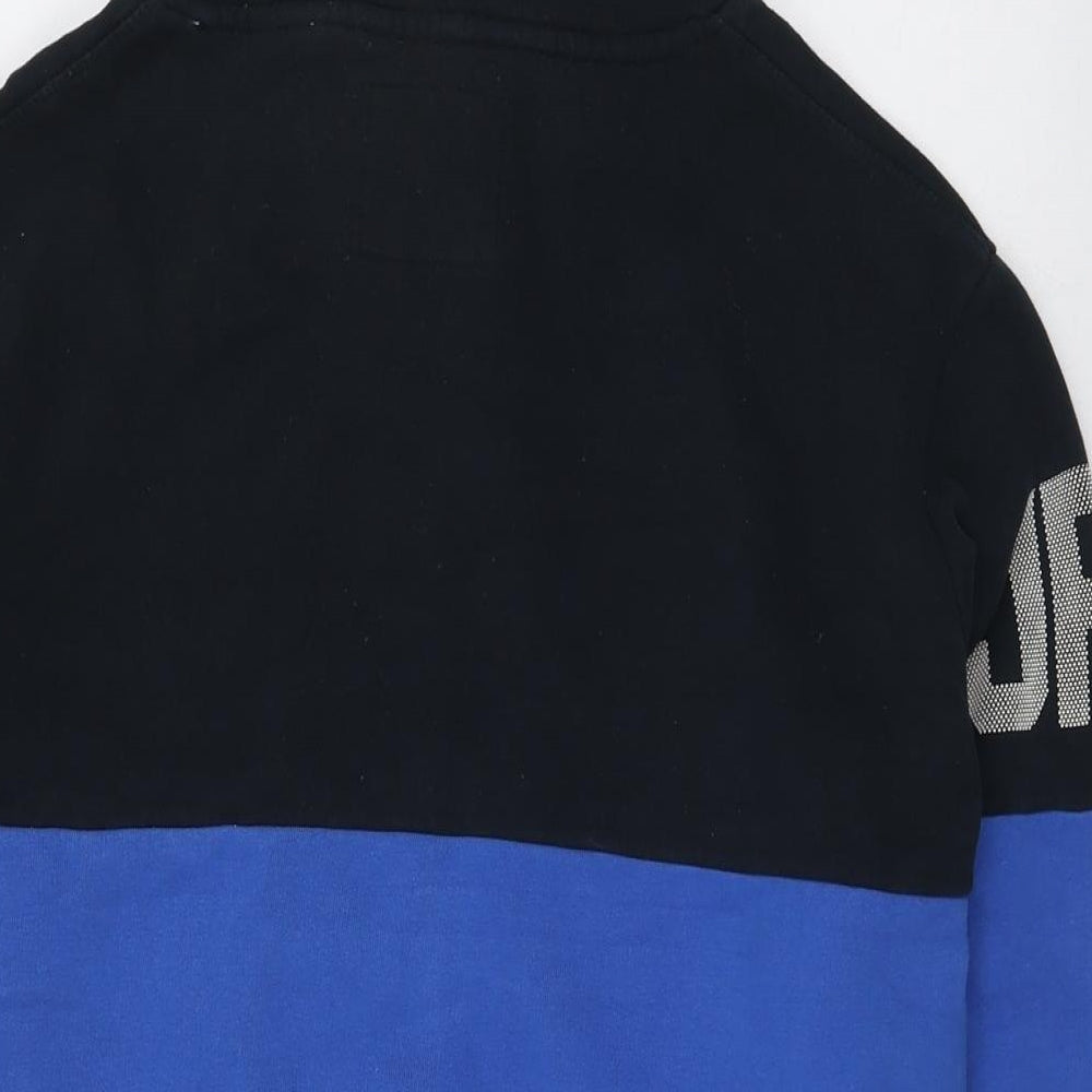 Superdry Mens Blue Cotton Pullover Hoodie Size L