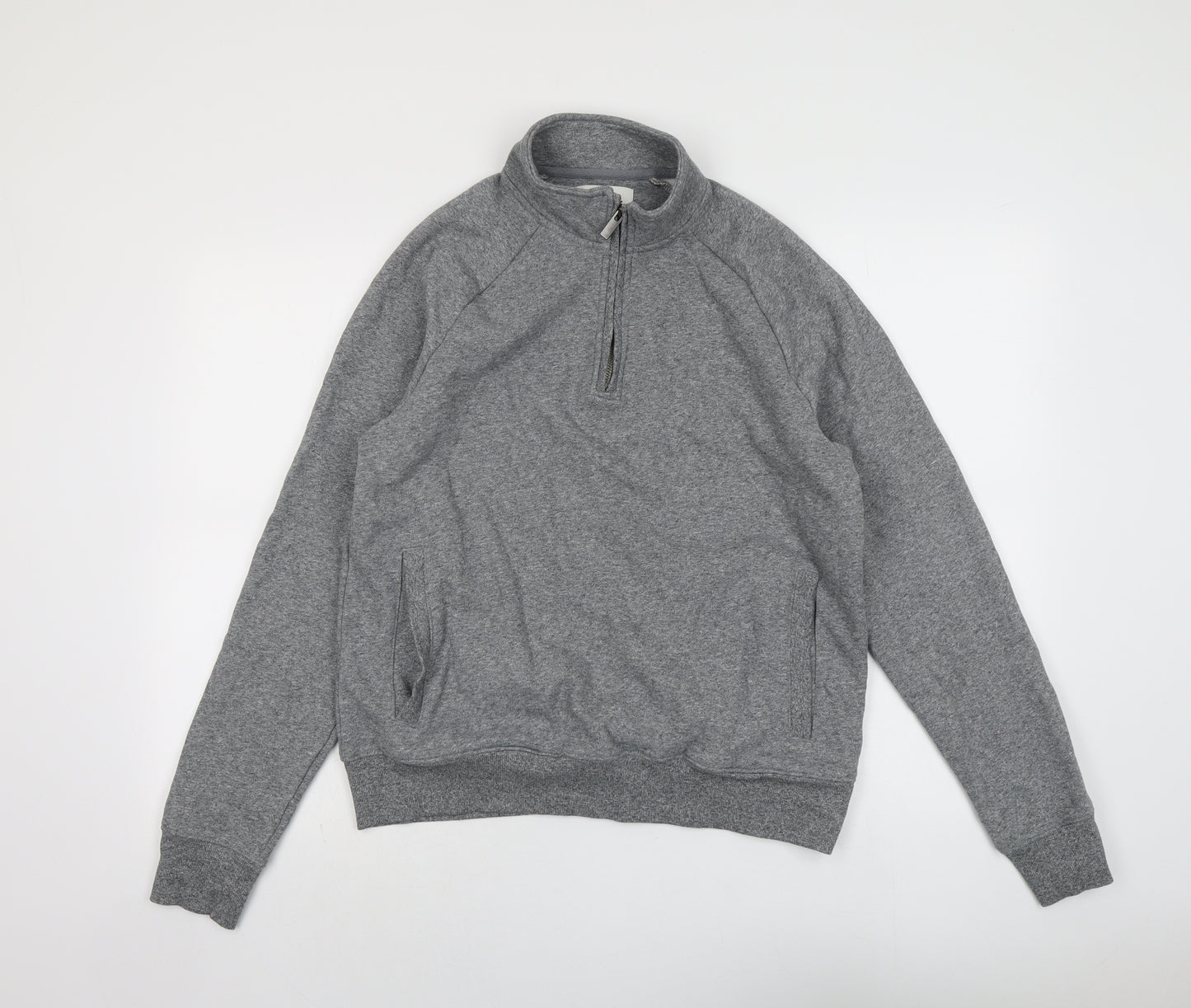 Marks and Spencer Mens Grey Polyester Pullover Sweatshirt Size M