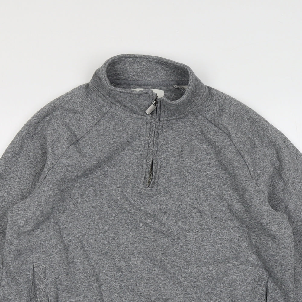 Marks and Spencer Mens Grey Polyester Pullover Sweatshirt Size M